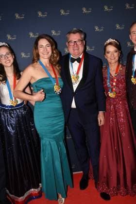 Jugend Prinzessin Paula I. Natalie Josef Schmid MDL Narrhalla Prinzessin Ulrike I. Muenchen 28.01.2023 Deutsches Theater Narrhalla Soiree Verleihung des Karl Valentinsorden Muenchen