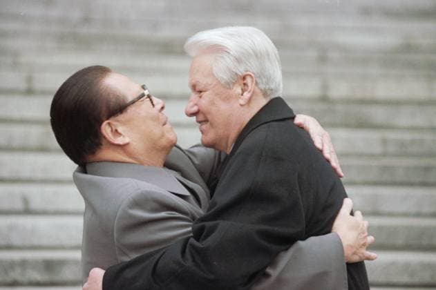 Beijing, China. President of the People s Republic of China Jiang Zemin  32469442