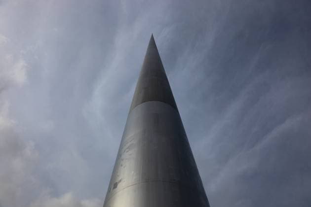 Creative Highlights World The Spire, ein Monument und Wahrzeichen von Dublin, Monument of Light, Denkmal des Lichts, Nadel aus Stahl Architekturbüro Ian Ritchie Architects, Irland Spire of Dublin, the Monument of Ligh, An Tur Solais, a large, stainless steel, pin-like monument 120 metres in height, Dublin, Ireland 1f-227980