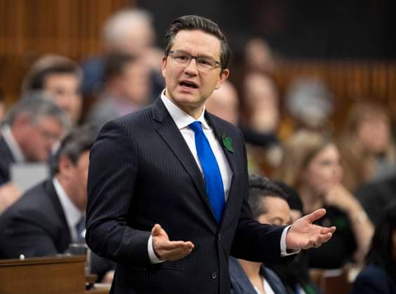 January 30, 2023, Ottawa, ON, Canada: Conservative leader Pierre Poilievre rises to question the government during Question Period, Monday, January 30, 2023 in Ottawa. Ottawa Canada  - ZUMAc35_ 20230130_zaf_c35_081 Copyright: xAdrianxWyldx