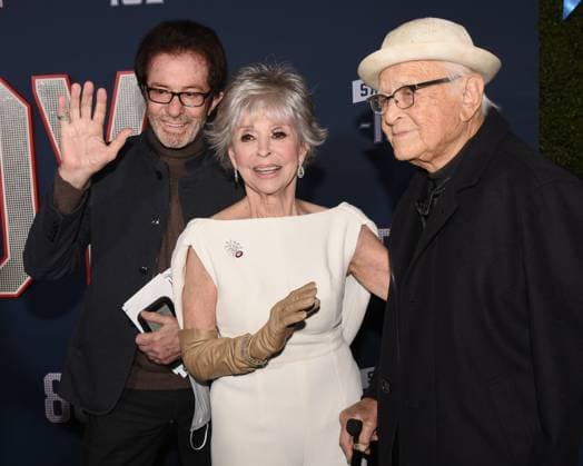 January 31, 2023, Westwood, CCalifornia, United States: (L-R) George Chakiris, Rita Moreno and Norman Lear attend the Los Angeles Premiere Screening Of Paramount Pictures 80 For Brady Westwood United States - ZUMAb173 20230131_zap_b173_137 Copyright: xBillyxBennightx