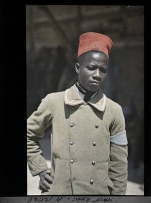 RECORD DATE NOT STATED Saint-Ulrich, Haut-Rhin, Alsace, Senegalese France , 1917 - Alsace - Paul Castelnau (photographic section of the armies) - (June) (French - ï»¿Saint-Ulrich , Haut-Rhin , Alsace , France SÃ nÃ galais). Available in high definition, portrait, front, colonial army, HD, human beings, First World War, colonial history, France, St Ulrich, Senegalese Copyright: xpiemagsx AKahnlpie020223-157 !ACHTUNG AUFNAHMEDATUM GESCHÄTZT!