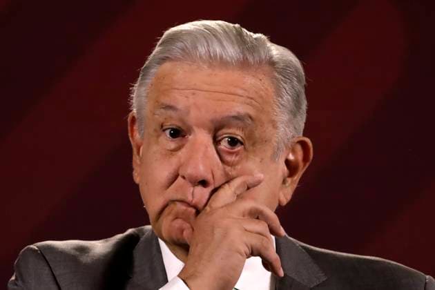 President of Mexico in a press conference before reporters February 2, 2023, Mexico City, Mexico: Mexican President Andres Manuel Lopez Obrador in his daily morning conference before reporters at the National Palace in Mexico City. on February 2, 2023 in Mexico City, Mexico (Photo by Luis Barron Eyepix Group). Copyright: xLuisxBarronx xEyepixxGroupx LB20230202_AMLO10