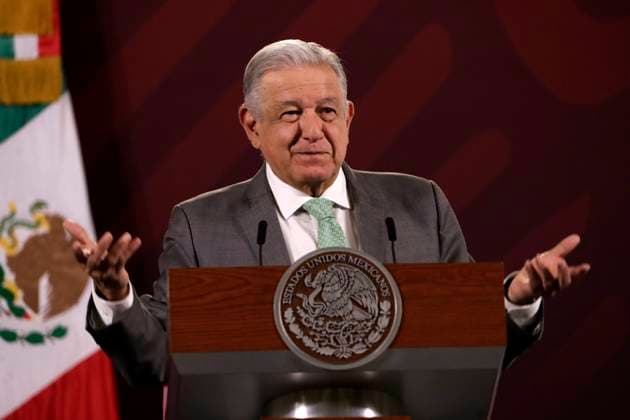 President of Mexico in a press conference before reporters February 2, 2023, Mexico City, Mexico: Mexican President Andres Manuel Lopez Obrador in his daily morning conference before reporters at the National Palace in Mexico City. on February 2, 2023 in Mexico City, Mexico (Photo by Luis Barron Eyepix Group). Copyright: xLuisxBarronx xEyepixxGroupx LB20230202_AMLO11