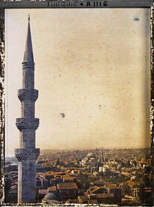 RECORD DATE NOT STATED Constantinople (current Istanbul), Turkey Panorama taken from a minaret of the Süleymaniye Camii ( Mosque of Sultan-Soliman-le-Magnifique ) to the southwest , 1912 - Turkey - StÃ phane Passet - (September) (French - ï»¿Constantinople ( actuelle Istanbul ) , Turquie Panorama pris d un minaret de la Süleymaniye Camii ( Â«mosquÃ e du Sultan-Soliman-le-MagnifiqueÂ» ) vers le sud-ouest). Islam, minaret, mosque, agglomeration panorama, religious architecture, Religion , Habitat , Architecture, Turkey, Constantinople Copyright: xpiemagsx AKahnlpie020223-5055 !ACHTUNG AUFNAHMEDATUM GESCHÄTZT!