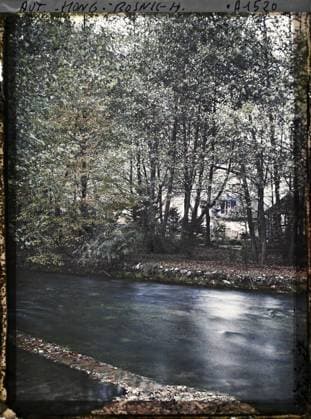 RECORD DATE NOT STATED Surroundings of Sarajevo, Bosnia and Herzegovina Sources of the Bosna: view of the herbs at the bottom of the water and the dry herbs , 1912 - Balkans, Italy - Jean Brunhes and Auguste LÃ on - (October 13 - 27) (French - ï»¿Environs de Sarajevo , Bosnie-HerzÃ govine Sources de la Bosna : vue sur les herbes du fond de l eau et sur les herbes seches). Forest , Wood, River, Hydrography, Nature , Environment, Bosnia, Sarajevo, Bosna sources: view of the herbs at the bottom of the water and the dry herbs Copyright: xpiemagsx AKahnlpie020223-6358 !ACHTUNG AUFNAHMEDATUM GESCHÄTZT!