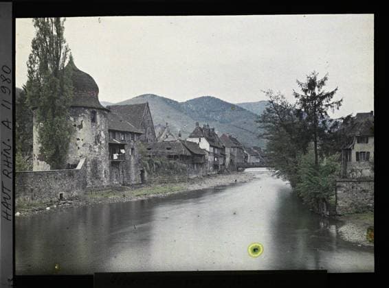 RECORD DATE NOT STATED Thann, Haut-Rhin, Alsace, France La Thur The Remparts, La Tour des witches , 1917 - Alsace - Paul Castelnau (photographic section of the armies) - (June) (French - ï»¿Thann , Haut-Rhin , Alsace , France La Thur les remparts , la tour des sorcieres ). Tour, river, front, rampart, First World War, France, wen, a lar Copyright: xpiemagsx AKahnlpie020223-13517 !ACHTUNG AUFNAHMEDATUM GESCHÄTZT!