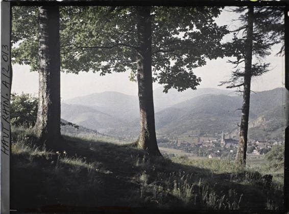 RECORD DATE NOT STATED Bitfownwilleriward-Lies-Rhin-Rhin, Asseas, Fravention bitchwillers it vallÃ e the la thur , 1917 - Alsace - Paul Castelnau (photographic section of the armies) - (June) (French - ï»¿Bitschwiller-les-Thann , Haut-Rhin , Alsace , France Bitchwiller et vallÃ e de la Thur). Front, agglomeration panorama, First World War, Habitat , Architecture, France, Bitchwiller, Bitchwiller & Thur Valley Copyright: xpiemagsx AKahnlpie020223-13548 !ACHTUNG AUFNAHMEDATUM GESCHÄTZT!