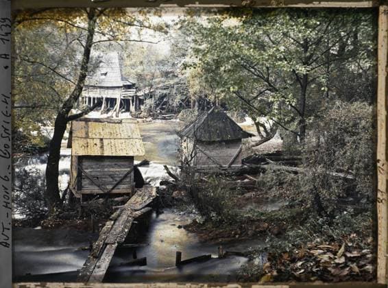 RECORD DATE NOT STATED Jajce, Bosnia and Herzegovina Set of mills on the pliva , 1912 - Balkans, Italy - Jean Brunhes and Auguste LÃ on - (October 13 - 27) (French - ï»¿Jajce , Bosnie-HerzÃ govine Ensemble de moulins sur la Pliva ). Cascade, mill, stilts, civil engineering, river, hydrography, hydraulic installation, Habitat , architecture, nature , environment, Bosnia, Jajce, set of mills Copyright: xpiemagsx AKahnlpie020223-6288 !ACHTUNG AUFNAHMEDATUM GESCHÄTZT!