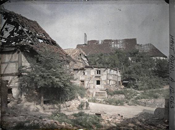 RECORD DATE NOT STATED Largitzen, today-rhin, asseas, frying ruins , 1917 - Alsace - Paul Castelnau (photographic section of the armies) - (June) (French - ï»¿Largitzen , Haut-Rhin , Alsace , France Ruines). Ruins, front, bombardment, First World War, France , Largitzen , Ruines Copyright: xpiemagsx AKahnlpie020223-12861 !ACHTUNG AUFNAHMEDATUM GESCHÄTZT!