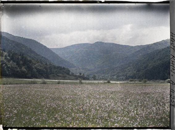 RECORD DATE NOT STATED Sewen, Haut-Rhin, Alsace, France La Doller. Alsace balloon , 1917 - Alsace - Paul Castelnau (photographic section of the armies) - (June) (French - ï»¿Sewen , Haut-Rhin , Alsace , France La Doller. Ballon d Alsace). Landscape, mont , mountain, border, valley, river, front, Nature , Environment, First World War, France, Sewen, La Doller. Alsace balloon Copyright: xpiemagsx AKahnlpie020223-13496 !ACHTUNG AUFNAHMEDATUM GESCHÄTZT!