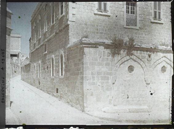 RECORD DATE NOT STATED Jerusalem, Palestine rue El Wad, near the third station of the Painful Way , 1918 - Near East, Egypt, Palestine, Cyprus - Paul Castelnau (photographic section of the armies) - (January 9 -October 6) (French - ï»¿JÃ rusalem , Palestine Rue el Wad , Ã proximitÃ de la troisieme station de la Voie Douloureuse). Christianity, rue , Quartier, Religion , Habitat , Architecture, Palestine, Jerusalem, the painful way III Â° Station Copyright: xpiemagsx AKahnlpie020223-283 !ACHTUNG AUFNAHMEDATUM GESCHÄTZT!
