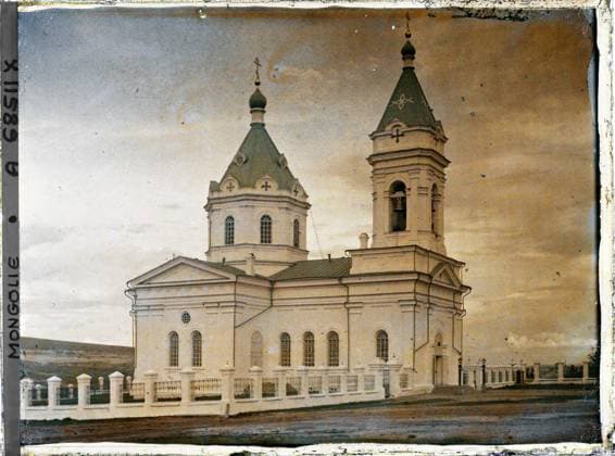 RECORD DATE NOT STATED TroÃ¯tskosavsk, TransbaÃ¯kalia The Stone Stone Church , 1913 - Mongolia - StÃ phane Passet - (July 6-25) (French - ï»¿TroÃ¯tskosavsk , TransbaÃ¯kalie L™Ã glise en pierre de la Dormition). Cemetery, Christianity, Orthodox Church, bell tower, Western type architecture, religious architecture, Religion , Habitat , Architecture Copyright: xpiemagsx AKahnlpie020223-1652 !ACHTUNG AUFNAHMEDATUM GESCHÄTZT!