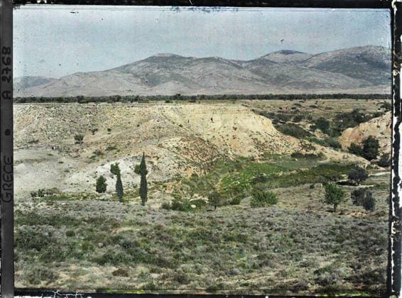 RECORD DATE NOT STATED Author of Athens, Greece in the countryside of Athens , 1913 - Balkans, Italy - Jean Brunhes and Auguste LÃ on - (September - October 23) (French - ï»¿Environs d Athenes , Grece Dans la campagne des environs d Athenes). Landscape, valley, exists in high definition, vegetation , botany, Nature , Environment, HD, Greece, Athens, in the desolate countryside of Athens Copyright: xpiemagsx AKahnlpie020223-4308 !ACHTUNG AUFNAHMEDATUM GESCHÄTZT!