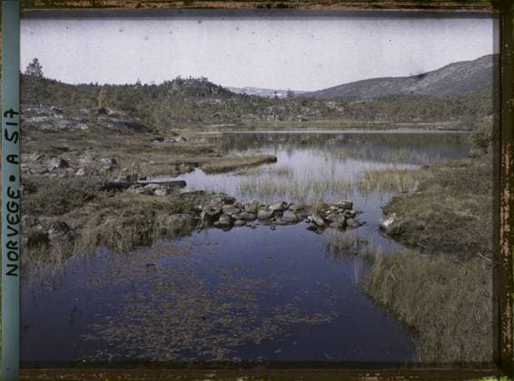RECORD DATE NOT STATED Near Dalen, Norway , 1910 - Voyage of Albert Kahn and Auguste LÃ on in Scandinavia - (August 9 - September 14) (French - ï»¿Pres de Dalen , Norvege). Landscape, Mont , Mountain, watercourses, hydrography, Nature , Environment, KaukÃ li road in Briedfond Copyright: xpiemagsx AKahnlpie020223-16025 !ACHTUNG AUFNAHMEDATUM GESCHÄTZT!