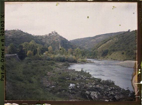 RECORD DATE NOT STATED Allier valley, France , 1916-1917 - Auvergne - StÃ phane Passet - (September 1916 - February 1917) (French - ï»¿VallÃ e de l Allier , France). Landscape, mont , mountain, valley, forest , wood, river, hydrography, agglomeration panorama, Nature , Environment, Habitat , Architecture Copyright: xpiemagsx AKahnlpie020223-9551 !ACHTUNG AUFNAHMEDATUM GESCHÄTZT!