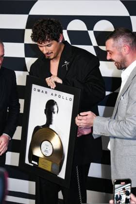 February 2, 2023, Los Angeles, CA, USA: Omar Apollo at Warner Music Group s Grammy Pre-Party 2023, heald at the Hollywood Athletic Club on Feb 2, 2023 in Hollywood, California. Los Angeles USA - ZUMAs181 20230202_zea_s181_118 Copyright: ximageSPACEx