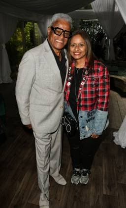 LOS ANGELES, CA -FEBRUARY 03: George Daniels, Shanti Das attend A Toast To The Ruler - Grammy Lifetime Achievement Award Powered by Google Pixel on February 03, 2023 at Culina Modern Italian in Los Angeles, California. Copyright: xKoixSojer Snap NxUxPhotos MediaPunchx