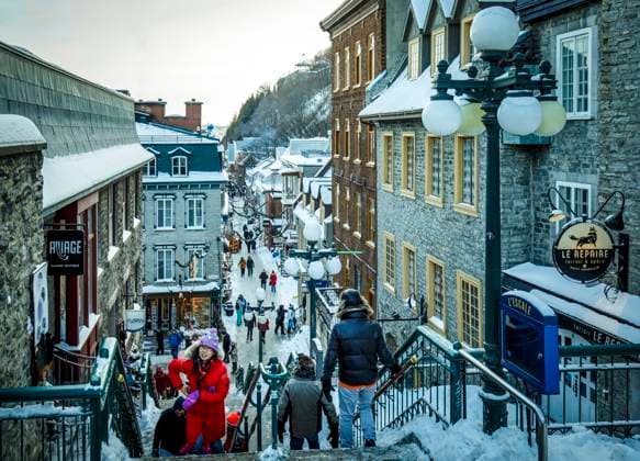 February 4, 2023, Quebec, Quebec, Canada: The opening of the Quebec Winter Carnival finally happened on February 4th at 2 p.m. The opening had been postponed due to the extreme cold first from Friday to Saturday 10 a.m. and then Saturday 4 p.m. Saturday, February 4th at 5 a.m. the temperature was -46 degrees Celsius with the wind factor in the Old Capital. Quebec Canada - ZUMAs278 20230204_zip_s278_013 Copyright: xSerkanxSenturkx