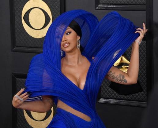 Cardi B attends the 65th annual Grammy Awards at the Crypto.com Arena in Los Angeles on Sunday, February 5, 2023.  LAP20230205500 JIMxRUYMEN