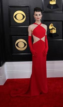 Dylan Mulvaney attends the 65th annual Grammy Awards at the Crypto.com Arena in Los Angeles on Sunday, February 5, 2023.  LAP20230205105 JIMxRUYMEN