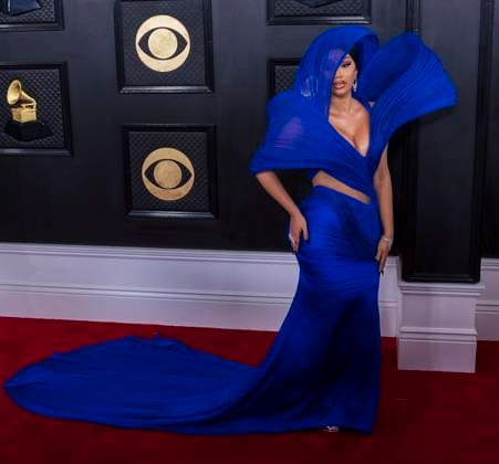 February 5, 2023, Los Angeles, California, USA: Cardi B on the red carpet of the 65th Annual Grammy Awards held on Sunday February 5, 2023 at Crypto Arena in Los Angeles, California. PI Los Angeles USA - ZUMAp124 20230205_zaa_p124_018 Copyright: xJAVIERxROJASx
