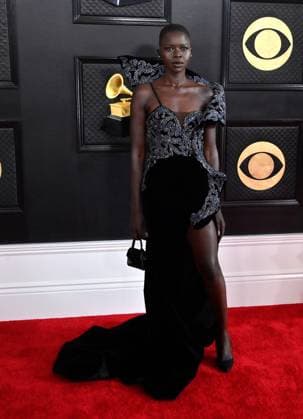 Grace Modi attends the 65th annual Grammy Awards at the Crypto.com Arena in Los Angeles on Sunday, February 5, 2023.  LAP20230205263 JIMxRUYMEN