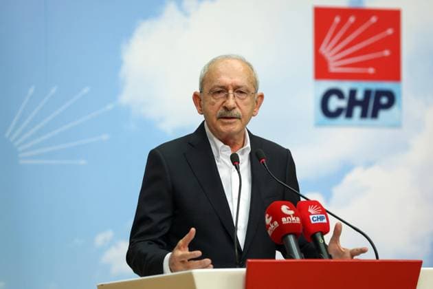 Bilder des Jahres 2023, News 02 Februar News Themen der Woche KW06 News Bilder des Tages Türkiye s main opposition Republican People s Party (CHP) leader Kemal Kilicdaroglu delivers remarks abotu earthquake in a press conferance at CHP Headquarters in Ankara, capital of Turkey. A powerful earthquake has hit a wide area in eastern and south-eastern Turkey, near the Syrian border, killing more than 2000 people and trapping many others. Copyright: AlpxErenxKaya 17837929