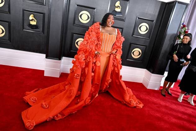 65th Annual Grammy Awards held at Crypto Arena - Arrivals Featuring: Lizzo Where: Los Angeles, California, United States When: 05 Feb 2023 Credit: BauerGriffin INSTARimages Copyright: xAXELLExWOUSSENx 52416167 EDITORIAL USE ONLY. NOT FOR USE BY NEWSPAPERS BASED IN THE UK.