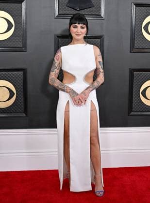 65th Annual Grammy Awards held at Crypto Arena - Arrivals Featuring: Julia Michaels Where: Los Angeles, California, United States When: 05 Feb 2023 Credit: BauerGriffin INSTARimages Copyright: xAXELLExWOUSSENx 52416232 EDITORIAL USE ONLY. NOT FOR USE BY NEWSPAPERS BASED IN THE UK.