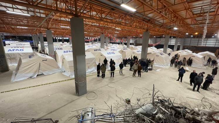 Image from the city of Adana in southeastern Turkey after the February 6, 2023, earthquake in Turkey and Syria. (CTKxPhoto PavelxNemecek) CTKPhotoF202302070000501  CTKPhotoF202302070000501