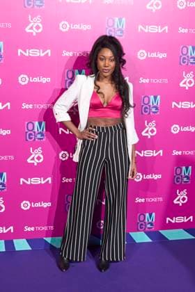 February 8, 2023, Madrid, Madrid, Spain: Amber Shana attends Ã¢â‚¬ËœLa Liga Music ExperiencieÃ¢â‚¬â ¢ Photocall at Platea on February 8, 2023 in Madrid, Spain Madrid Spain - ZUMAg15_ 20230208_zaf_g15_044 Copyright: xJackxAbuinx