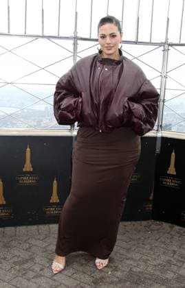 Bilder des Jahres 2023, Entertainment 02 Februar Entertainment Themen der Woche KW06 NEW YORK, NY- FEBRUARY 9: Ashley Graham and IMG Light Up the Empire State Building to Kick Off NY Fashion Week on February 9, 2023 in New York City. Copyright: xRWx