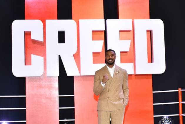 Creed III Mexico City Film Premiere February 9, 2023, Mexico City, Mexico: American actor and Director Michael B. Jordan attends Creed III red carpet film premier at Cinepolis Plaza Universidad. on February 9, 2023 in Mexico City, Mexico. (Photo by Carlos Tischler Eyepix Group) Copyright: xCarlosxTischler xEyepixxGroupx CT_09022023_87461