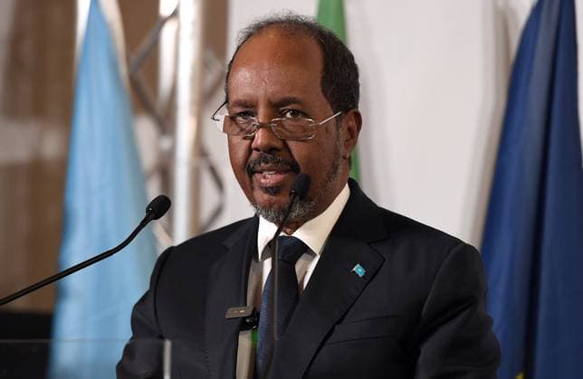 Rome 10 02 2023 Meeting organized by the Leonardo Foundation MedOr. Italy Somalia, a special relationship at the Luiss Guido Carli In the photo: the President of the Federal Republic of Somalia, Hassan Sheikh Mohamud Editorial Usage Only  Copyright: xFABIOxCIMAGLIAx xIPAx Agenzia_Fotogramma_FGR3747912