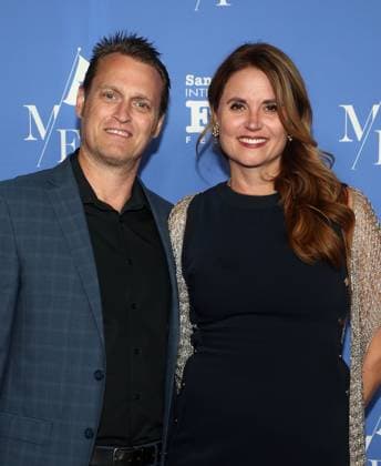 10 February 2023 -Santa Barbara, California - Kyle Gunther,Trish Neufeld of the Year Award - 38th Annual Santa Barbara International Film Festival held at The Arlington Theatre in Santa Barbara. Photo Credit: AdMedia 288522 2023-02-10 CA Santa Barbara Etats-Unis  Copyright: xAdMediax STAR_288522_089
