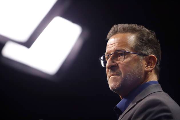 February 13, 2023, Ottawa, ON, Canada: Bloc leader Yves-Francois Blanchet listens during a press conference on Parliament Hill in Ottawa on Monday, February 13, 2023. Ottawa Canada  - ZUMAc35_ 20230213_zaf_c35_033 Copyright: xPatrickxDoylex