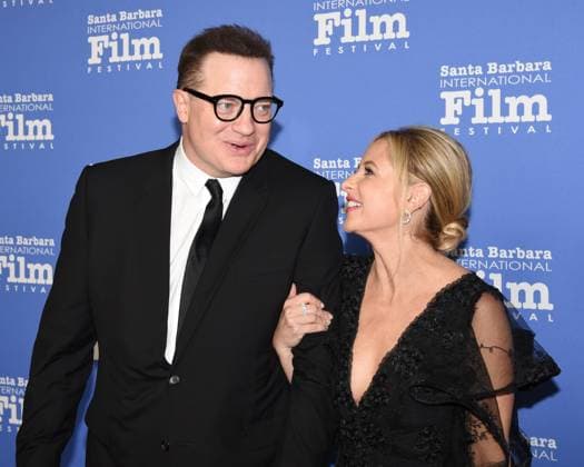 February 14, 2023, Santa Barbara, California, United States: Brendan Fraser and Sarah Michelle Gellar attend the American Riviera Award Award at the 38th Annual Santa Barbara International Film Festival. Santa Barbara United States - ZUMAb173 20230214_zap_b173_014 Copyright: xBillyxBennightx