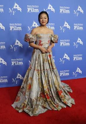 February 15, 2023, Santa Barbara, California, U.S: Stephanie Hsu, star of the highly acclaimed film Ã¢â‚¬oeEverything Everywhere All at OnceÃ¢â‚¬Â, brings beauty and charm to the Santa Barbara International Film FestivalÃ¢â‚¬â ¢s Red Carpet on February 15, 2023 and the historic Arlington Theater, where she has come to accept the Virtuosos Award, which honors Ã¢â‚¬oeup-and-comingÃ¢â‚¬Â actors for achieving a breakthrough performance. Santa Barbara U.S. - ZUMAk144 20230215_znp_k144_047 Copyright: xAmyxKatzx