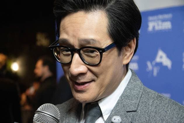 February 15, 2023, Santa Barbara, California, U.S: Ke Huy Quan, star of the highly acclaimed film â€oeEverything Everywhere All at Onceâ€Â, delights at the Santa Barbara International Film Festivalâ€⠢s Red Carpet on February 15, 2023, at the historic Arlington Theater, where he has come to accept the Virtuosos Award, which honors â€oeup-and-coming†actors for achieving a breakthrough performance. Santa Barbara U.S. - ZUMAk144 20230215_znp_k144_095 Copyright: xAmyxKatzx