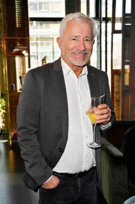 Gerry Hungbauer bei der Verleihung des Blaue Blume Award 2023 im The Reed. Berlin, 15.02.2023