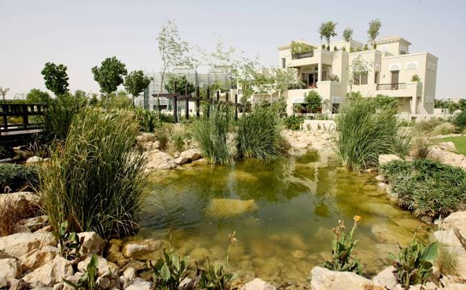 27 07 2008. Dubai, United Arab Emirates. Albarari development in Dubai. A show house on a new development in Dubai called Albarari which will feature several hundred species of plants.  Copyright: xAndrewxParsonsx xParsonsxMediax PAR-8246-0050
