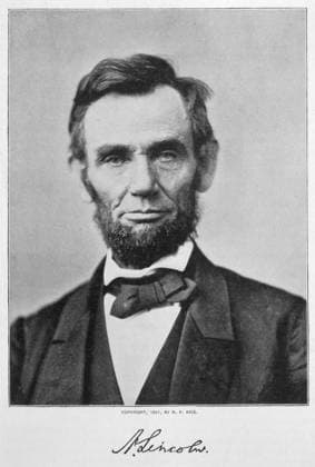 Abraham Lincoln ABRAHAM LINCOLN (1809 - 1865) U.S. President in 1864 Date: 1864  Copyright: Copyrightx(c)Geminix2023.xCredit:xGemini 12005103