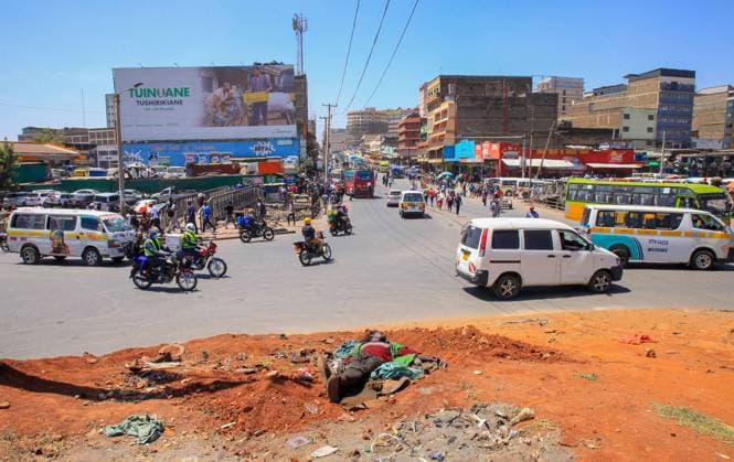 February 13, 2023, Nairobi, Kenya: Motorists drive past the busy streets in Central Business District. Welcome to Nairobi, the capital city situated in South-Central Kenya. Nairobi is home to many Kenyans from different tribes including tourists from different nationalities. The City acts as the Central Business centre fitted with different good-looking skyscrapers with thousands of office rooms making it a great working environment for different investors and entrepreneurs and a welcoming tourist attraction City in Kenya. Nairobi Kenya - ZUMAs197 20230213_zab_s197_023 Copyright: xDonwilsonxOdhiambox