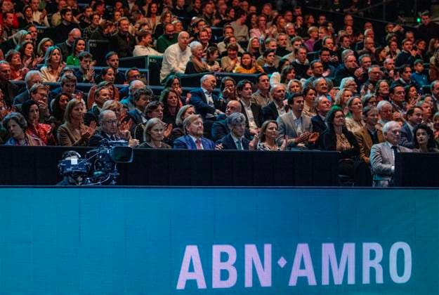 19-02-2023 Rotterdam King Willem-Alexander visited the exhibition in Rotterdam Ahoy with highlights from the history of the ATP 500 tournament and the men s singles final of the 50th edition of the ABN AMRO Open tennis tournament in Rotterdam Ahoy. Â  Copyright: xPPEx