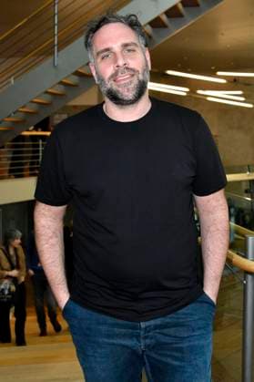 Max Fey bei der Verleihung des Preises der deutschen Filmkritik 2023 in der Akademie der Künste. Berlin, 19.02.2023