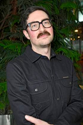 Michael Krummenacher bei der Verleihung des Preises der deutschen Filmkritik 2023 in der Akademie der Künste. Berlin, 19.02.2023