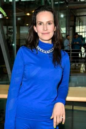 Saralisa Volm bei der Verleihung des Preises der deutschen Filmkritik 2023 in der Akademie der Künste. Berlin, 19.02.2023