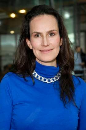 Saralisa Volm bei der Verleihung des Preises der deutschen Filmkritik 2023 in der Akademie der Künste. Berlin, 19.02.2023