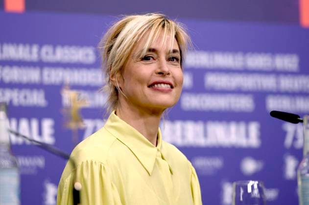 Entertainment Themen der Woche KW07 Susanne Wolff bei der Pressekonferenz zum Kinofilm Sisi & Ich auf der Berlinale 2023 73. Internationale Filmfestspiele Berlin im Hotel Grand Hyatt. Berlin, 19.02.2023 *** Susanne Wolff at the press conference for the feature film Sisi Ich at the Berlinale 2023 73 Berlin International Film Festival at the Hotel Grand Hyatt Berlin, 19 02 2023 Foto:xC.xNiehausx xFuturexImage